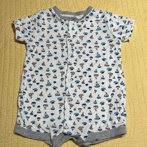Carter's Sailboat Print Bodysuit with Blue and Orange